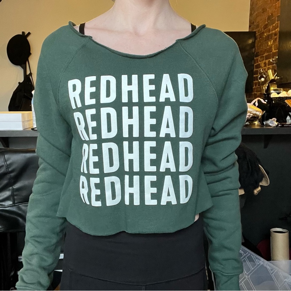 Redhead green sweater S